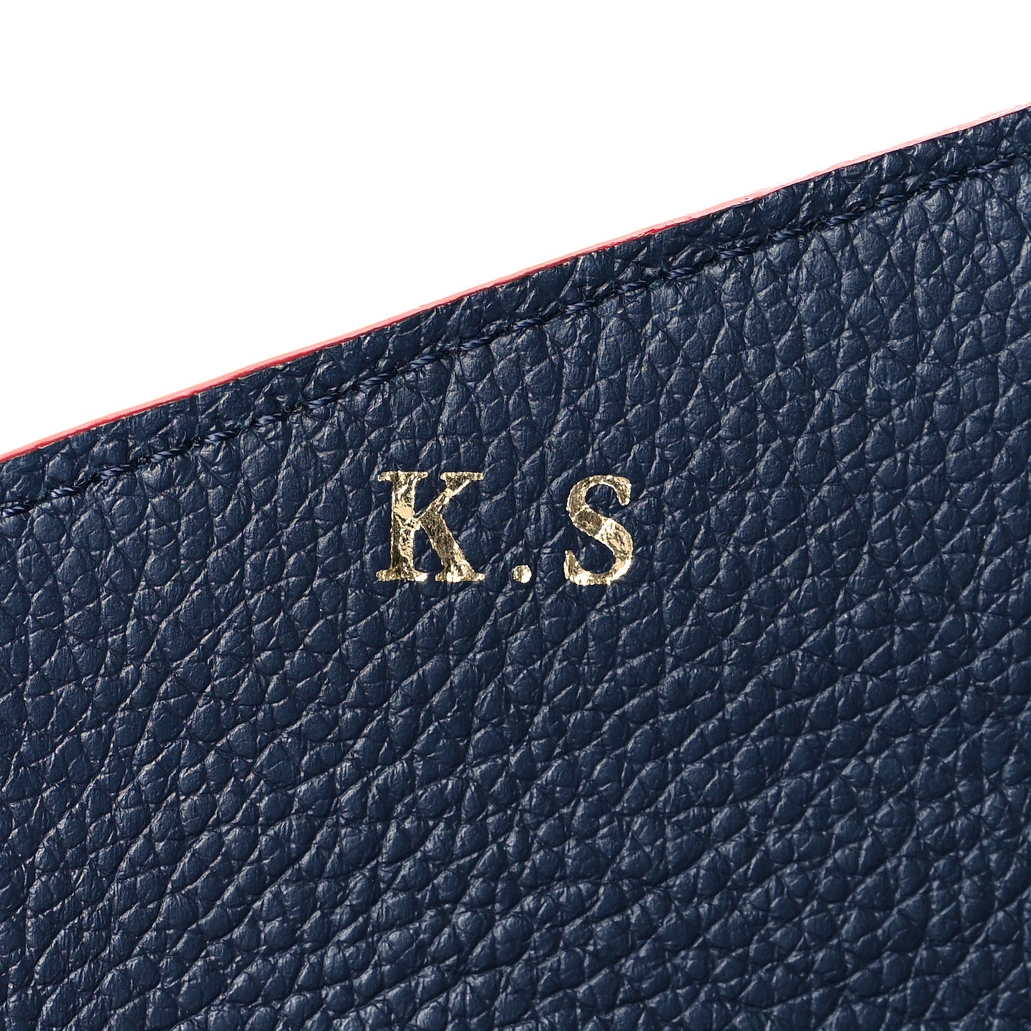 Empreinte Sarah Wallet NM Marine Rouge
