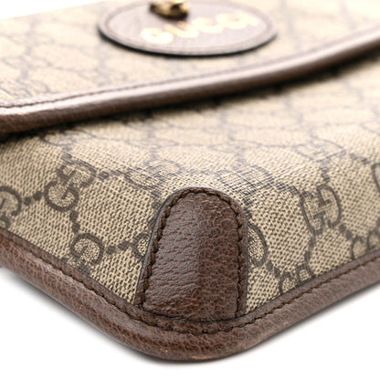Gucci GG Supreme Monogram Neo Vintage Web Belt Bag Brown 16 of 23
