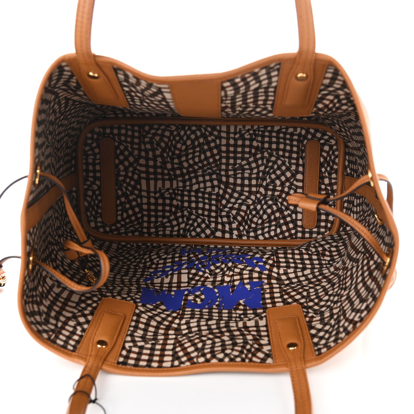 Visetos Medium Liz Reversible Shopper Tote Cognac