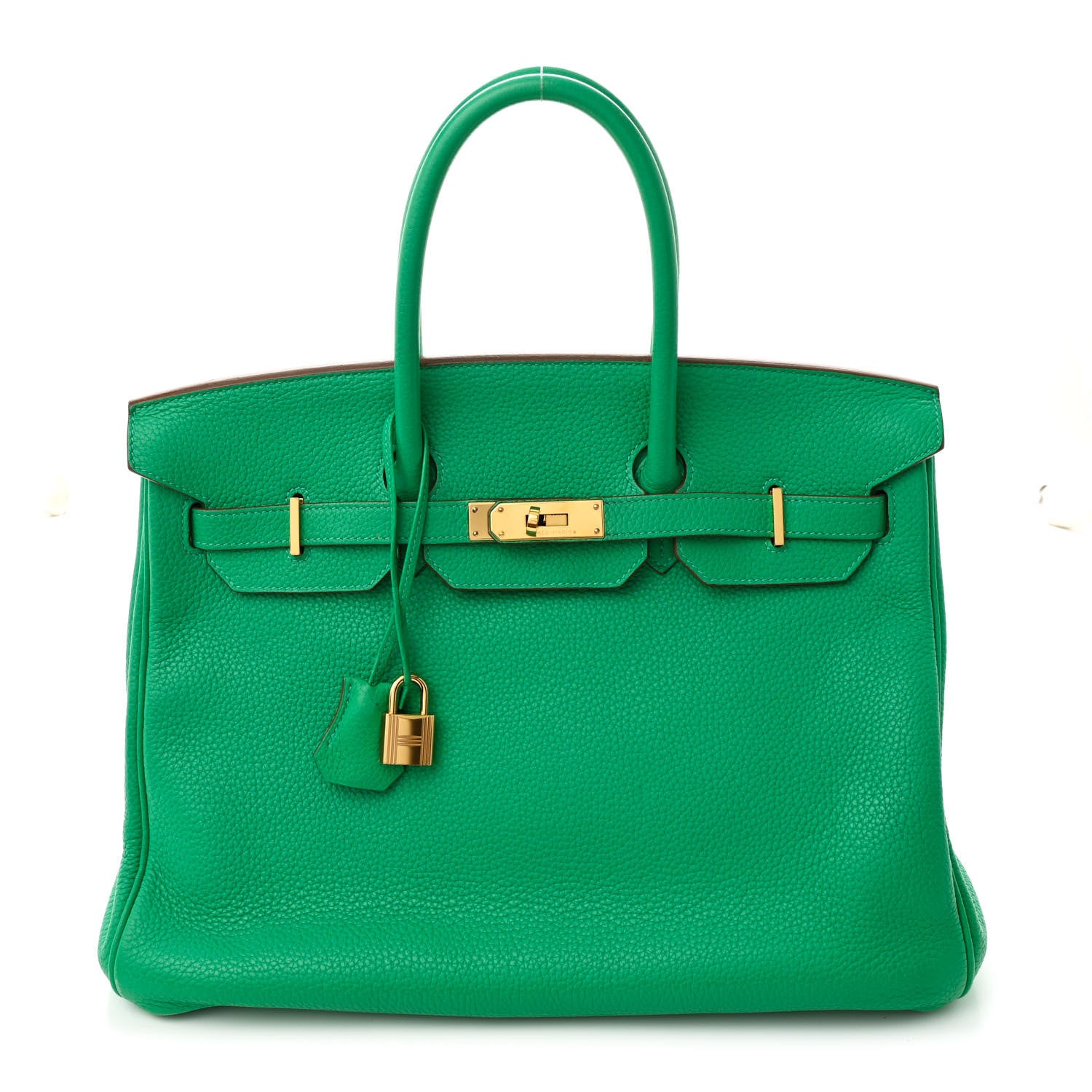 Hermes Taurillon Clemence Birkin 35 Menthe 1 of 12