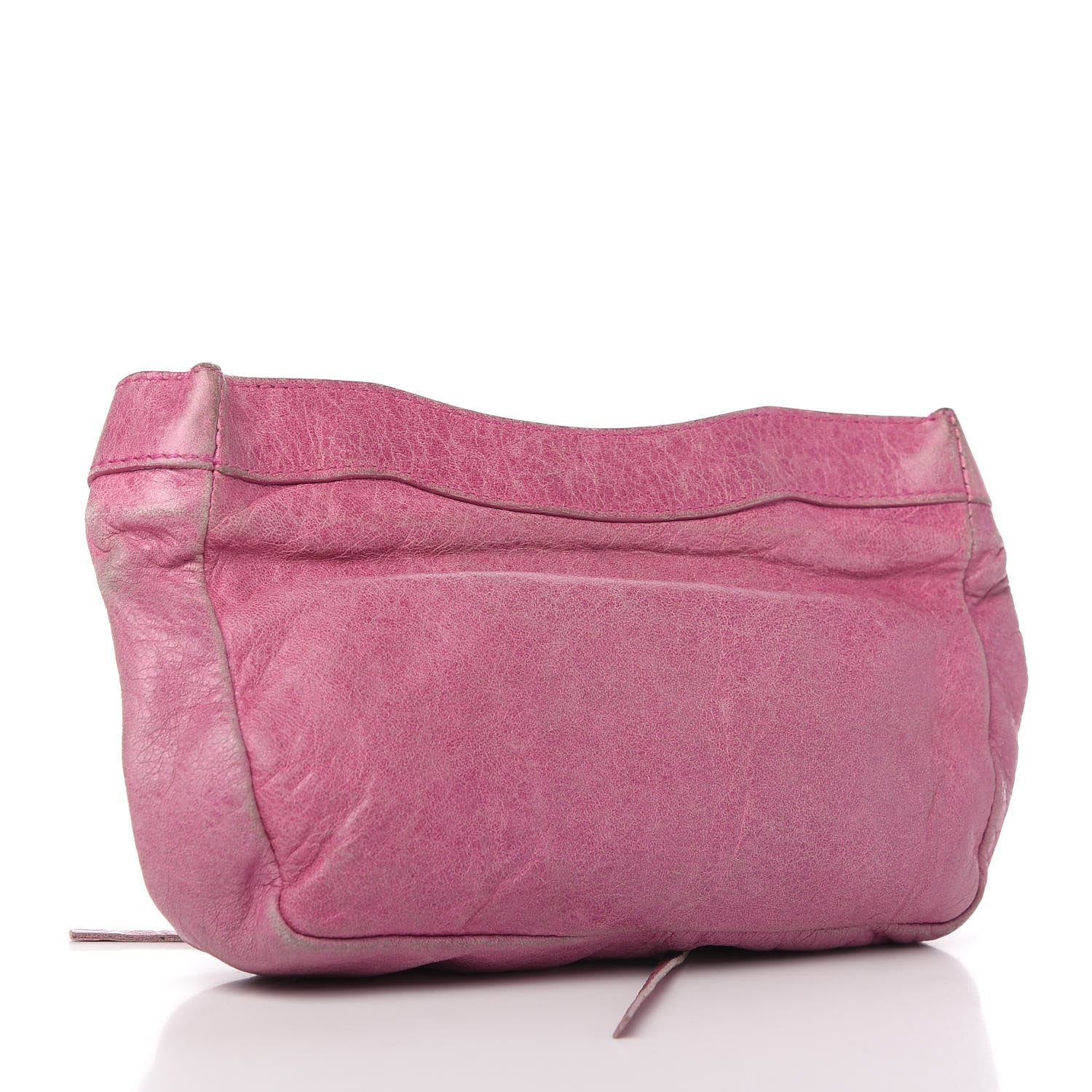 Balenciaga Chevre Classic Hardware Porte Toilette Makeup Clutch Magenta 3 of 10