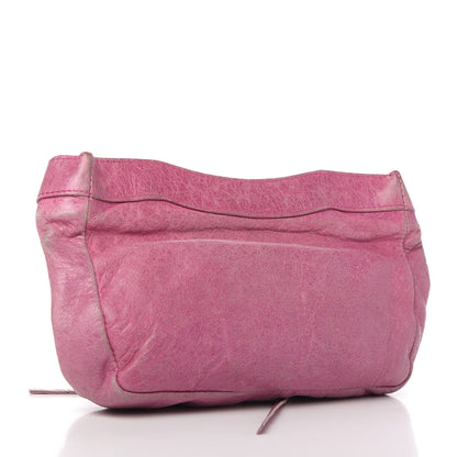Balenciaga Chevre Classic Hardware Porte Toilette Makeup Clutch Magenta 3 of 10