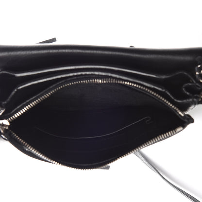 Balenciaga Veau Papier Triple XS Zip Around Crossbody Black 5 of 11