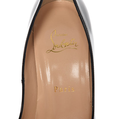 Christian Louboutin Patent Lady Peep 150 Pumps 39 Black 7 of 8