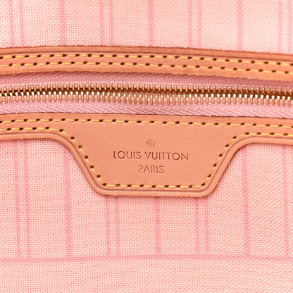 Louis Vuitton Damier Azur Neo Neverfull MM Rose Ballerine 6 of 13