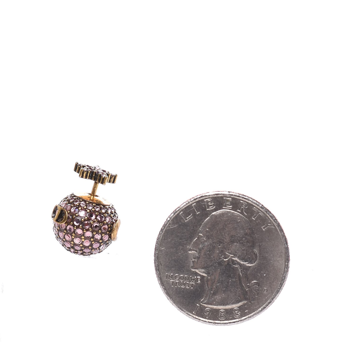 Crystal Star Moon Tribal Earrings Pink Gold