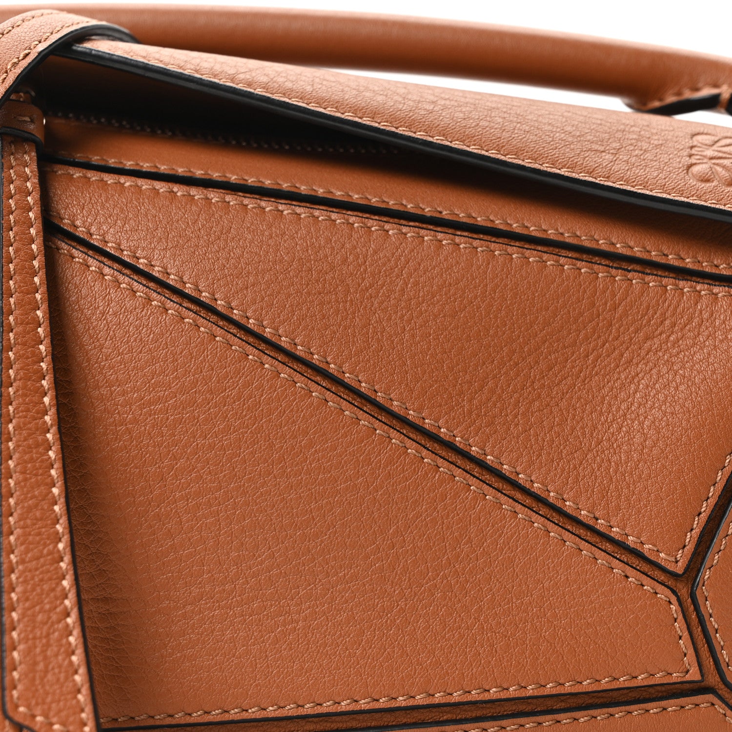 Loewe Calfskin Mini Puzzle Bag Tan 8 of 10