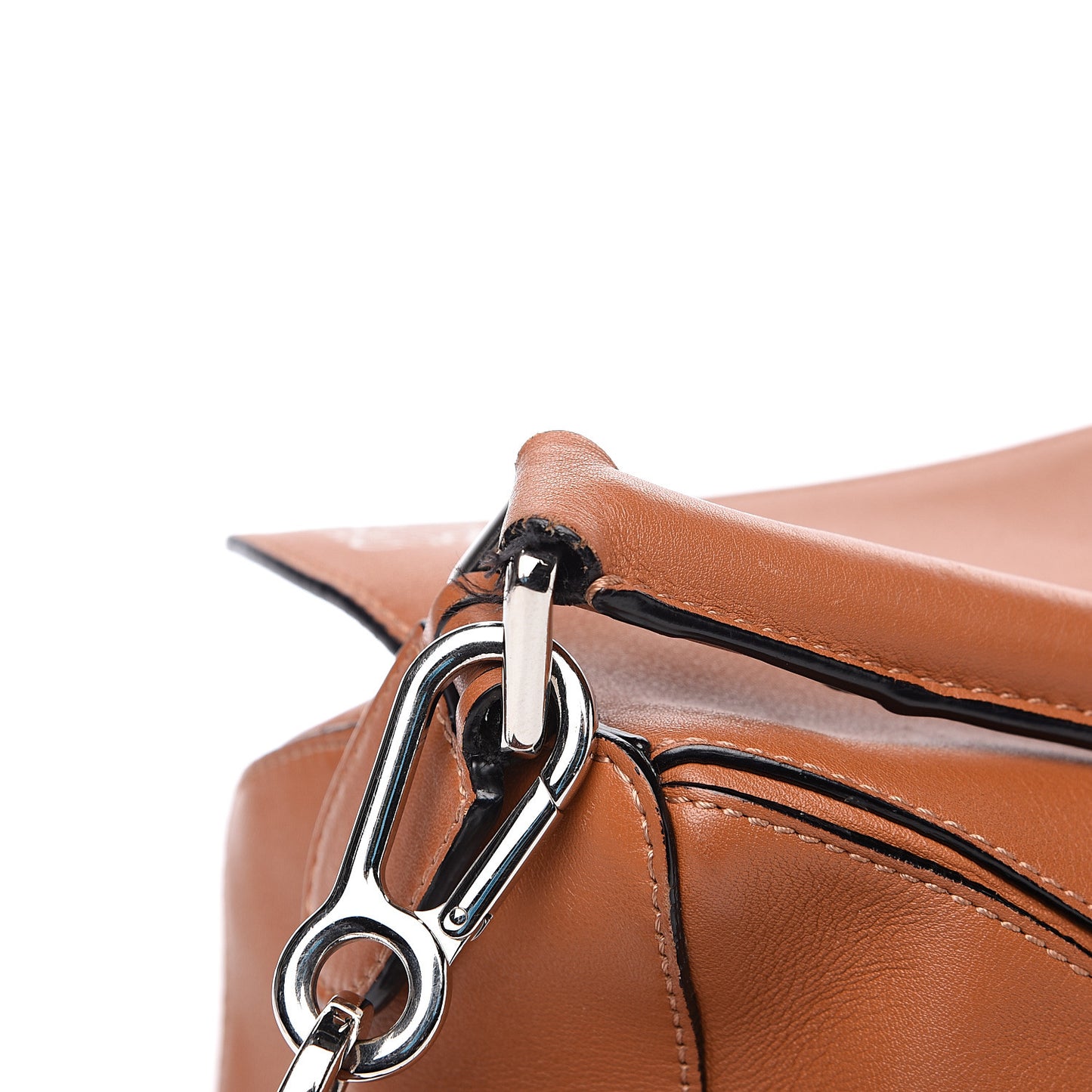 Calfskin Medium Puzzle Bag Tan