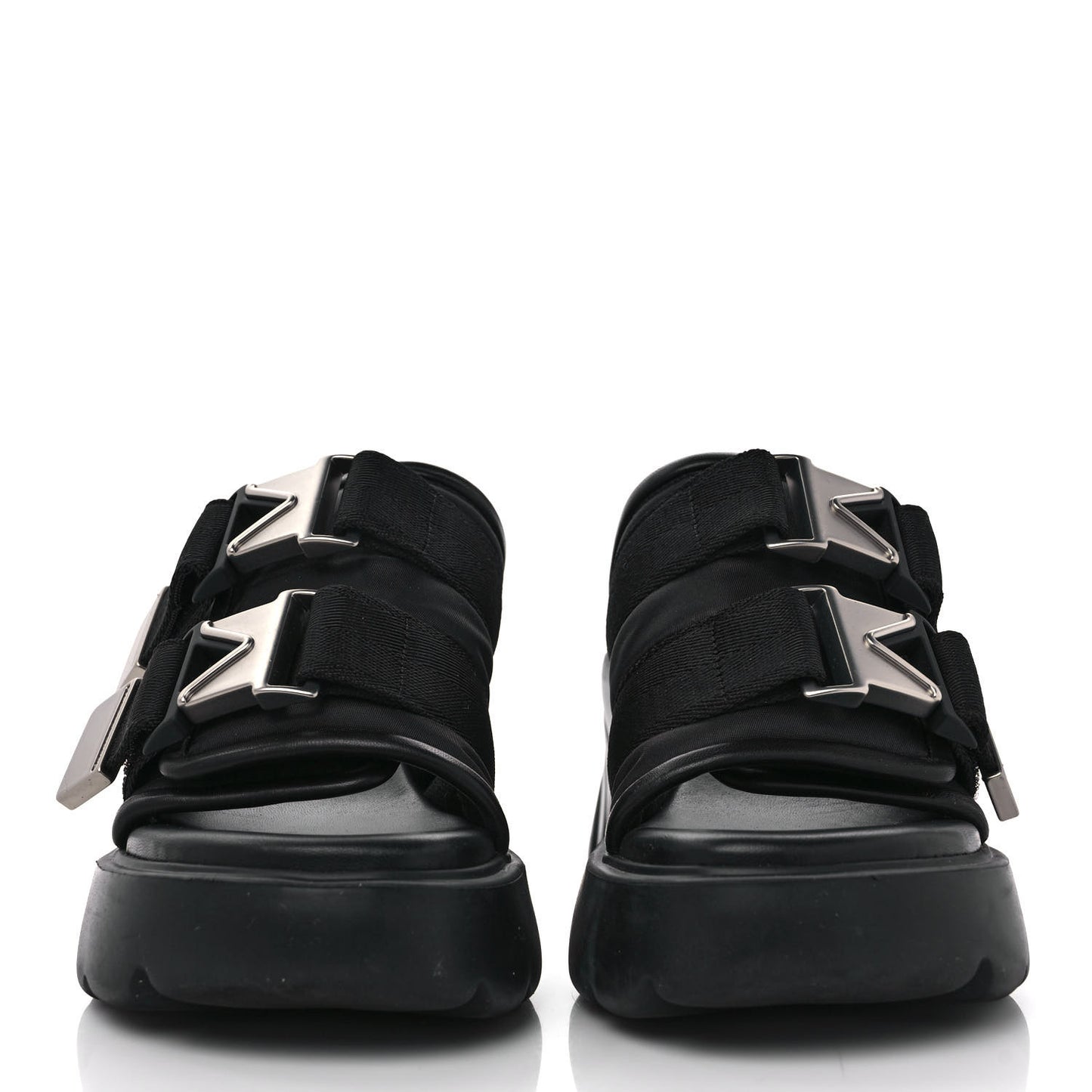 Nappa Flash 80mm Sandals 38 Black