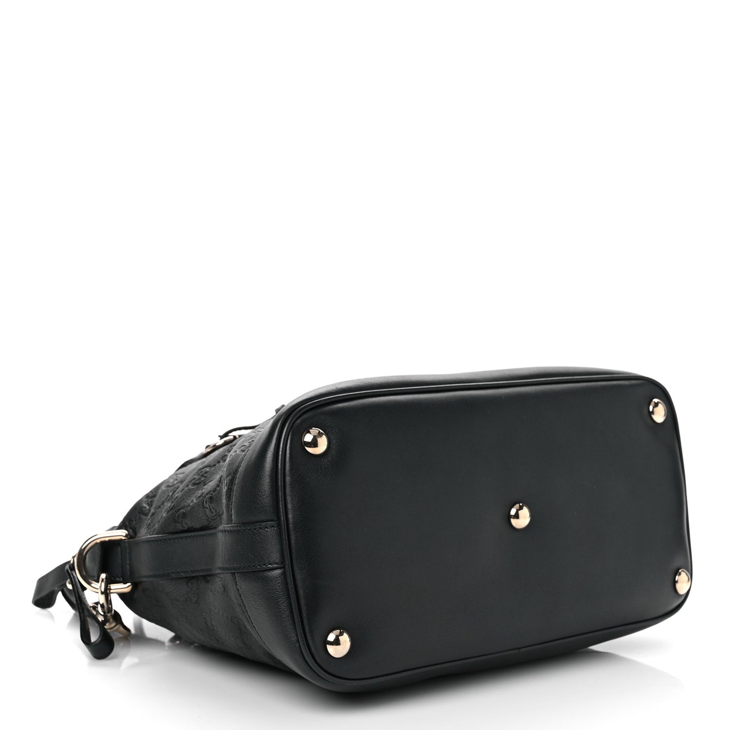 Guccissima Medium Top Handle Bag Black