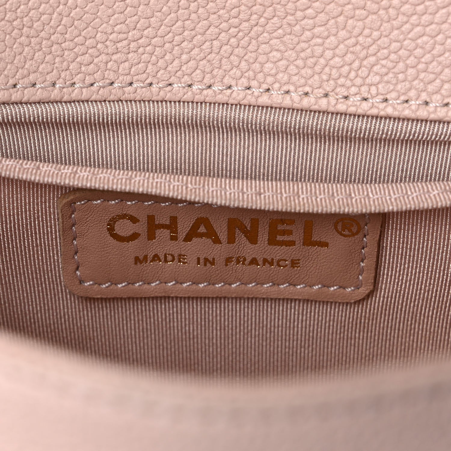 Chanel Caviar Chevron Quilted Small Boy Flap Light Pink 6 of 15