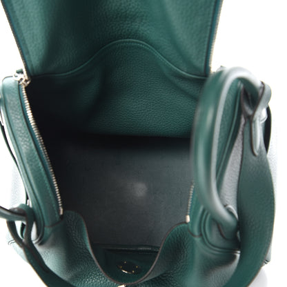 Hermes Taurillon Clemence Lindy 30 Malachite 5 of 9
