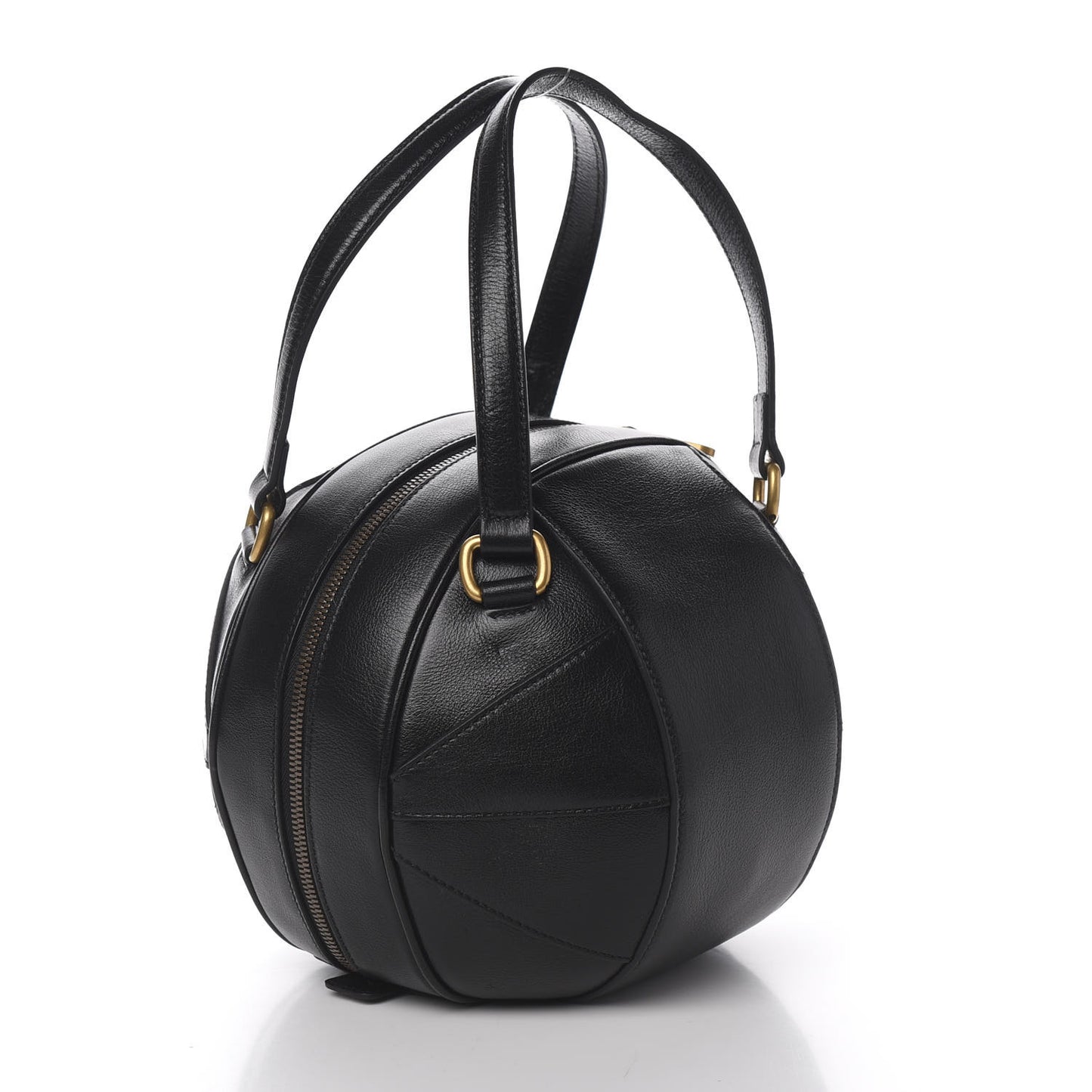 Piuma Lux Energy Tifosa Basketball Shaped Shoulder Bag Black