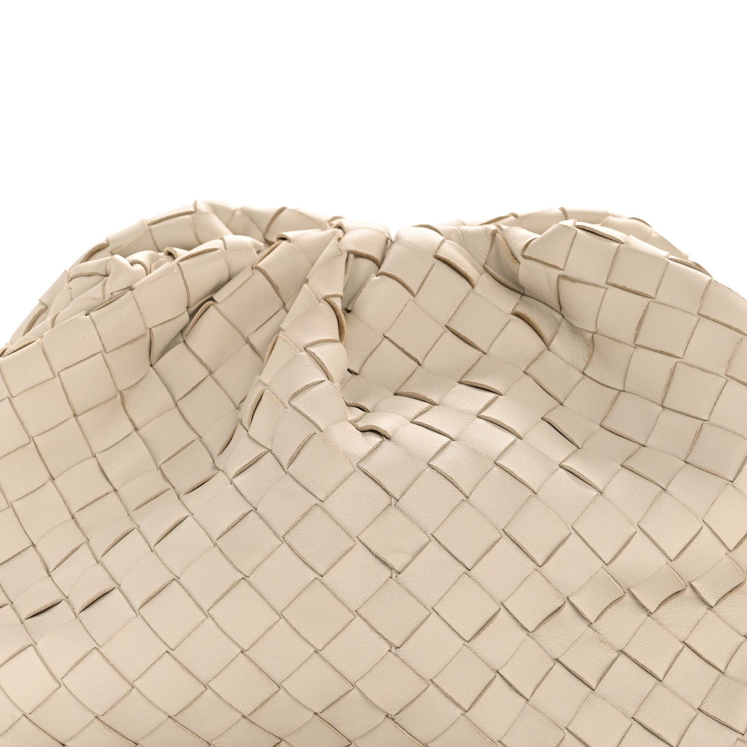 Bottega Veneta Nappa Maxi Intrecciato The Pouch Oversized Clutch Plaster 8 of 12