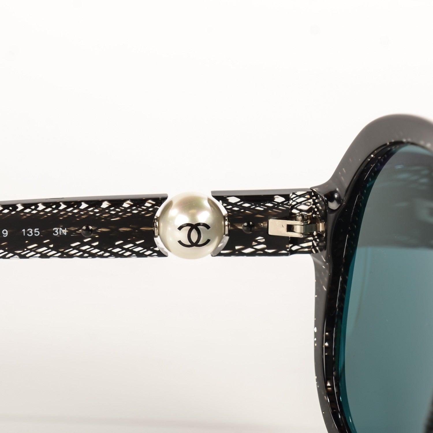 Chanel Pearl CC Sunglasses 5211-H Black 3 of 6