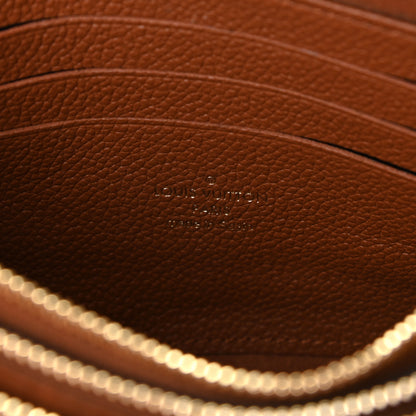 Louis Vuitton Empreinte Monogram Giant Double Zip Pochette Caramel 7 of 9