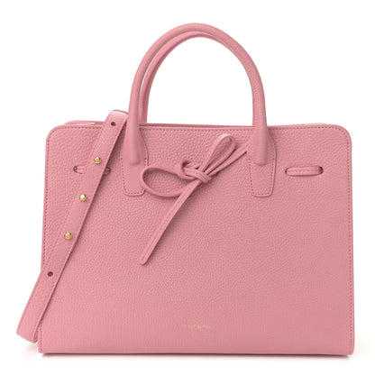 Mansur Gavriel Tumbled Calfskin Sun Bag Peony 1 of 12