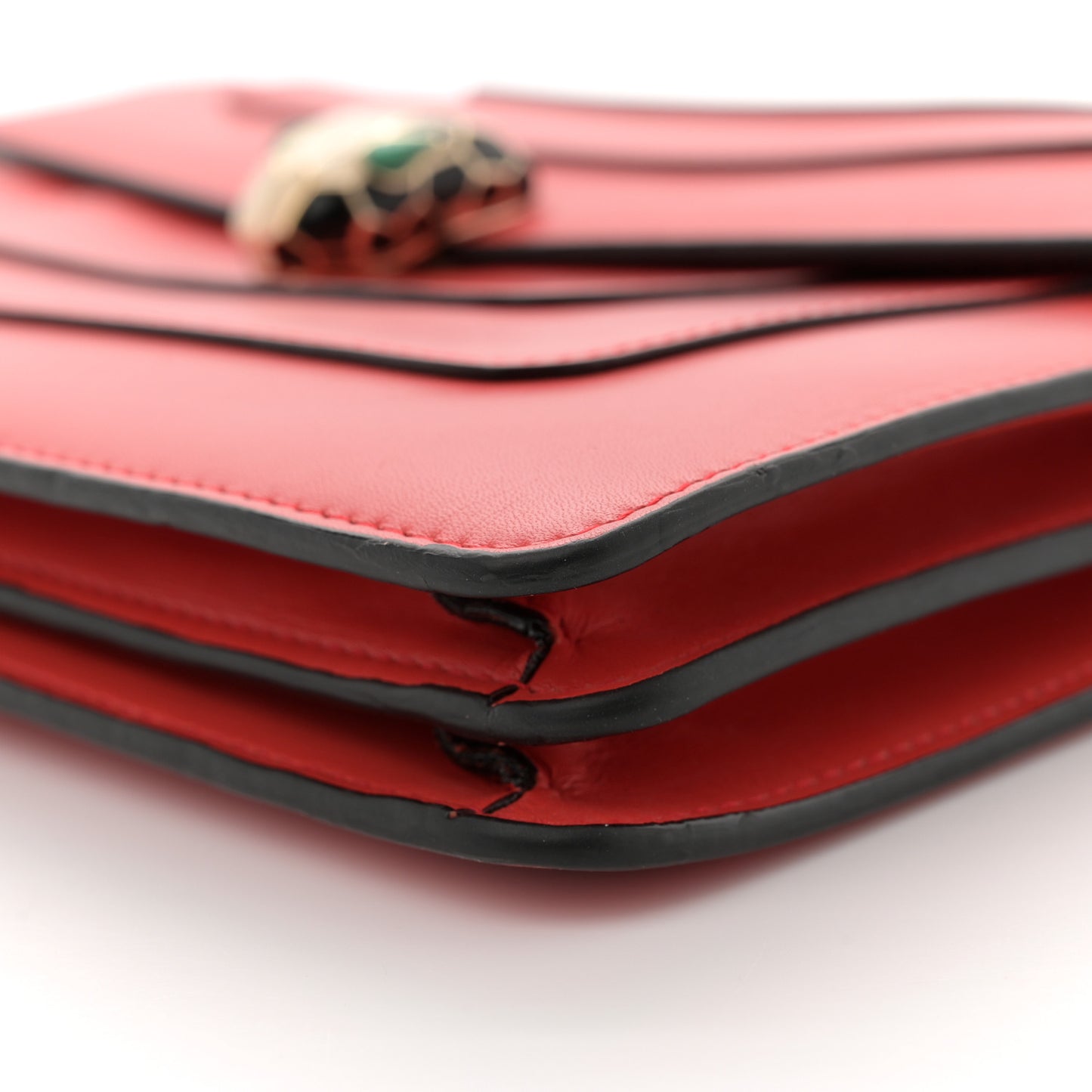 Calfskin Serpenti Forever Shoulder Bag Red