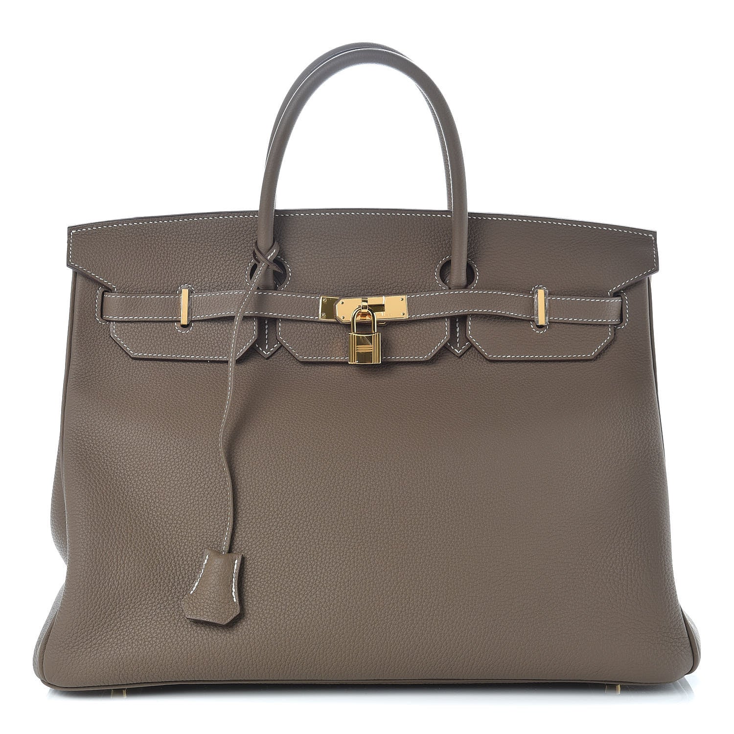 Hermes Togo Birkin 40 Etoupe 1 of 39