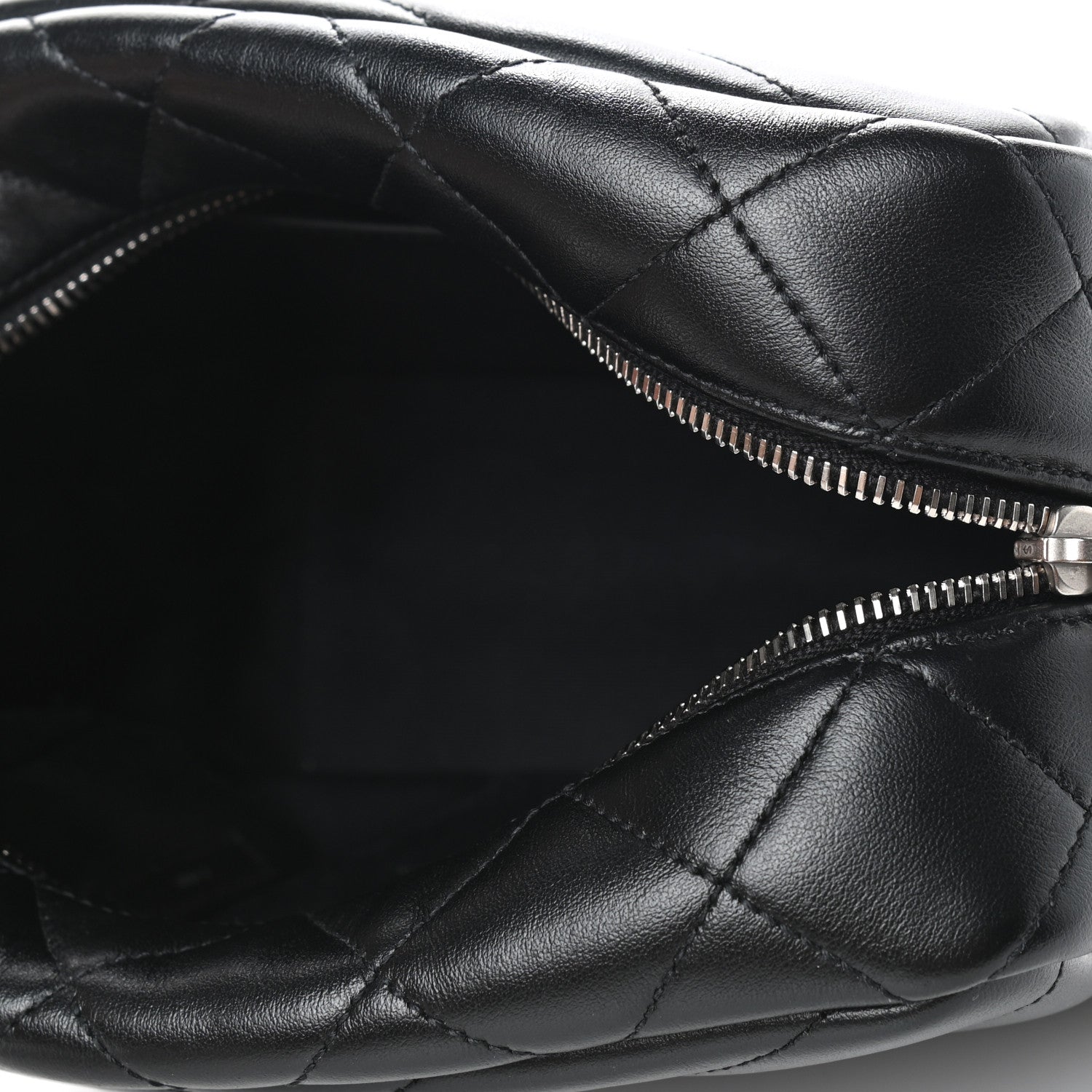 Saint Laurent Calfskin Y Quilted Monogram Small Loulou Bowling Bag Black 5 of 9