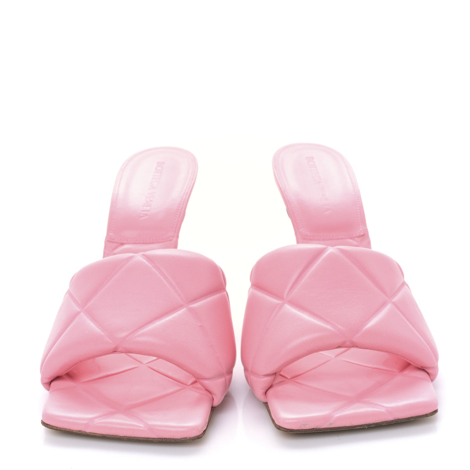 Bottega Veneta Nappa Quilted Rubber Lido Mule Sandals 40 Blossom 2 of 7