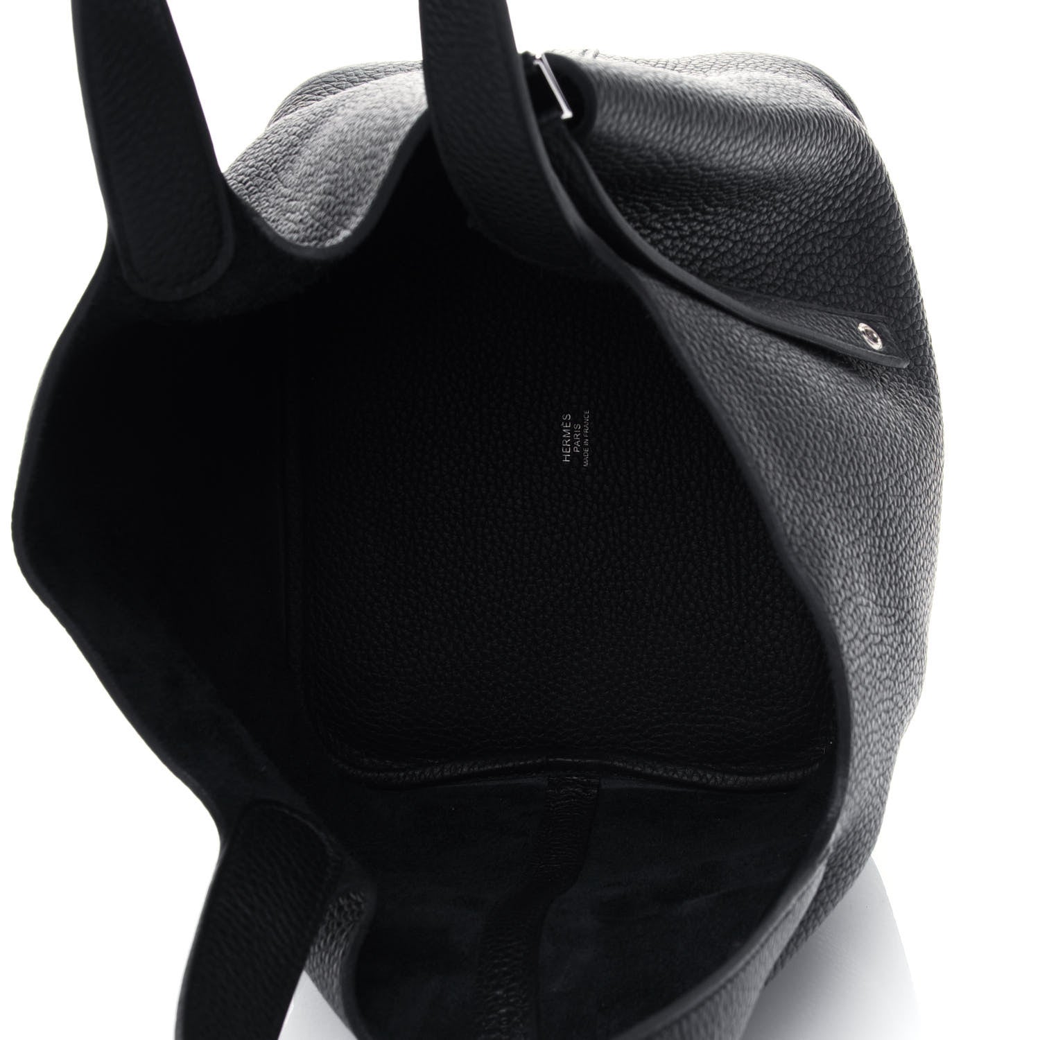 Hermes Taurillon Clemence Picotin Lock 22 MM Black 4 of 4