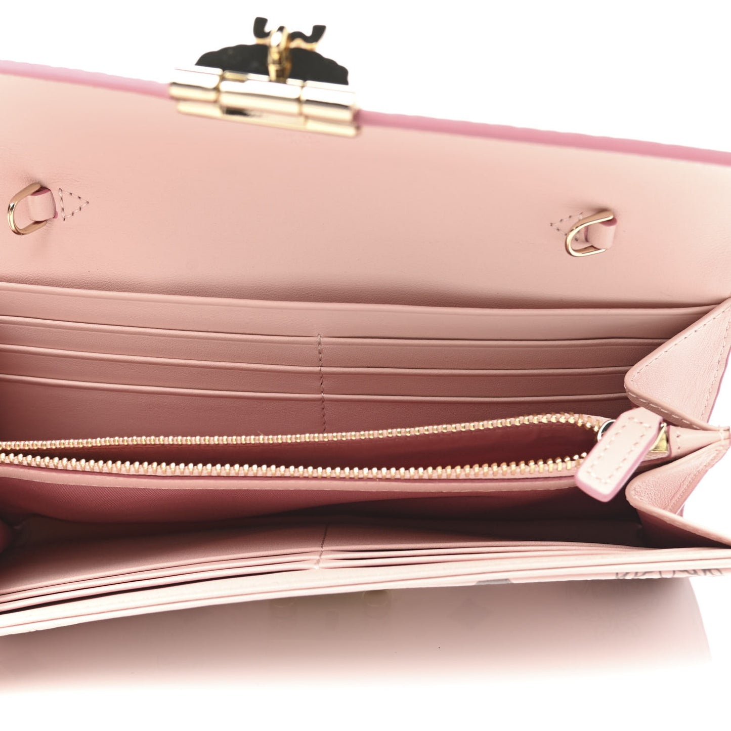 Visetos Large Patricia Wallet On Chain Soft Pink