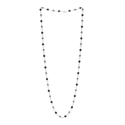 David Yurman Sterling Silver Black Onyx Hematite Bijoux Necklace 3 of 5