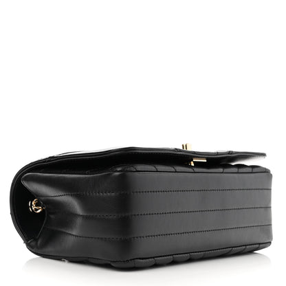 Chanel Calfskin Chevron Quilted Mini Statement Flap Black 4 of 12