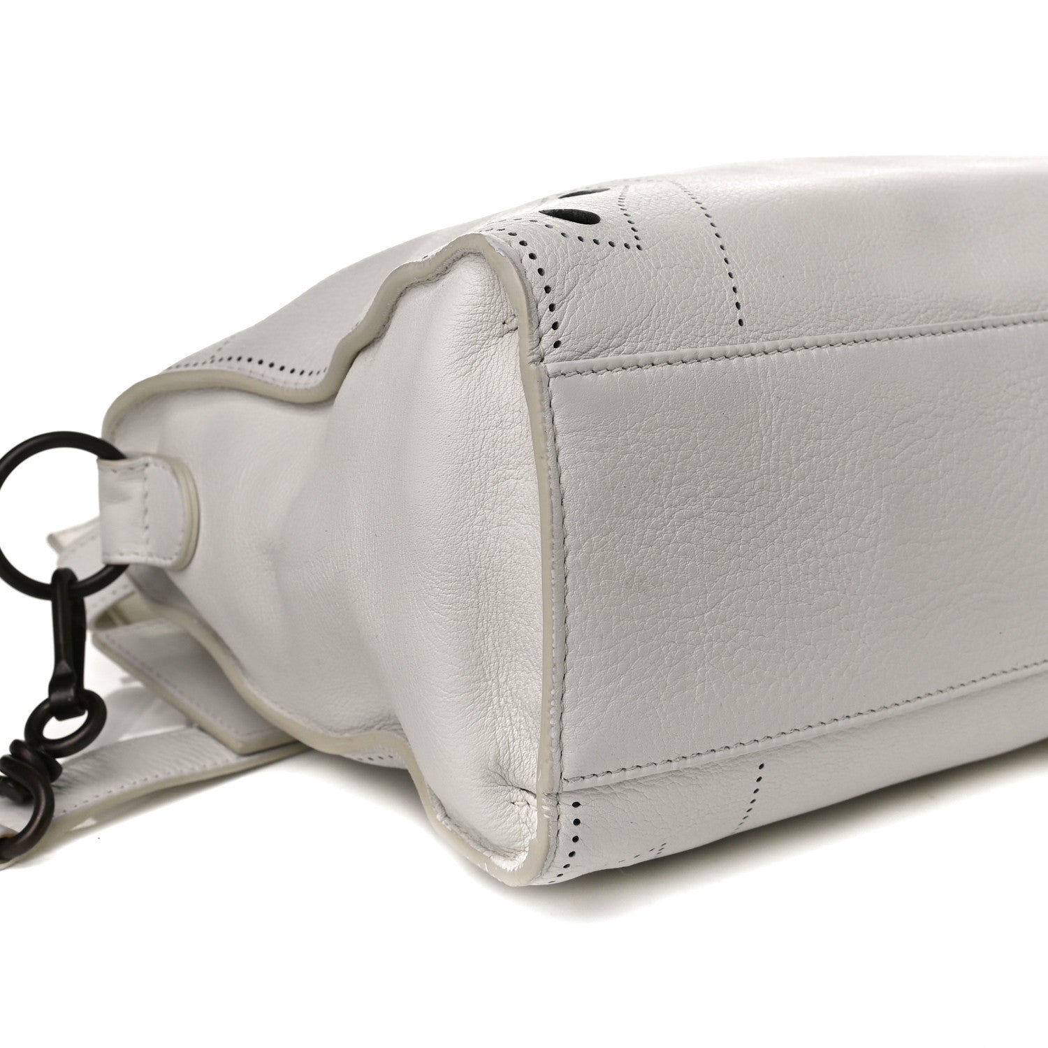Balenciaga Veau Soyeux Perforated Blackout Hardware S City White 17 of 29