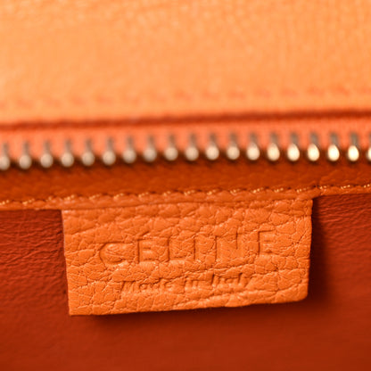 Celine Goatskin Nano Luggage Orange 6 of 13