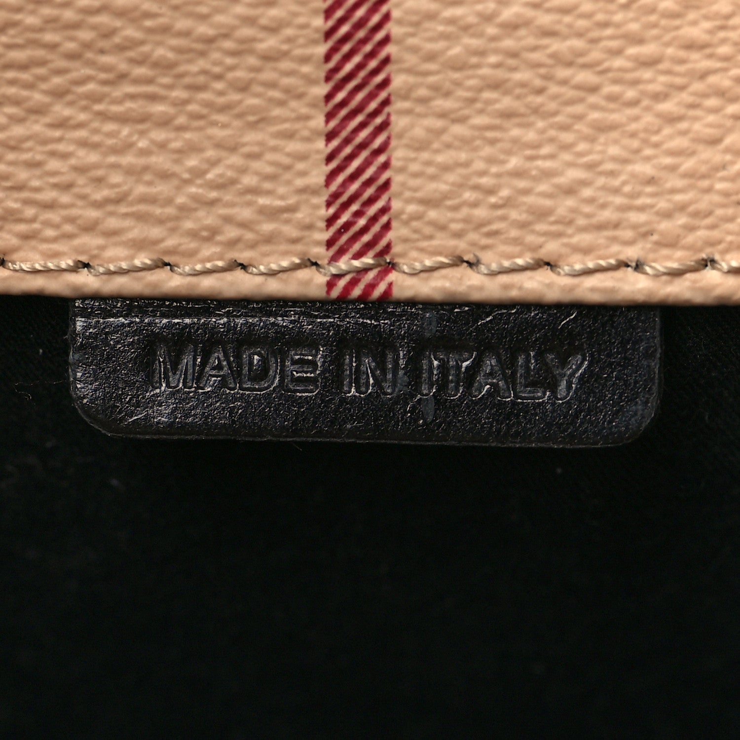 Burberry Haymarket Check Small Canterbury Tote Black 6 of 6