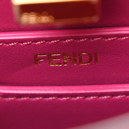 Fendi Shiny Nappa Petite Peekaboo I SEE U Satchel Ciclamino Pilar 7 of 11