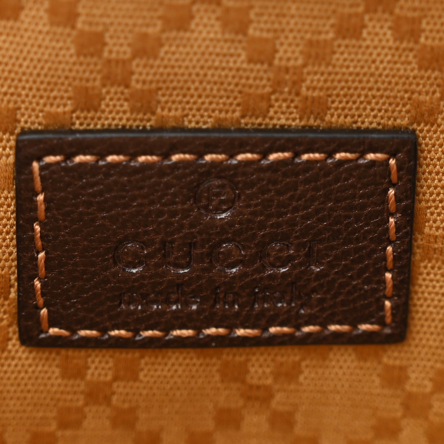 Gucci Monogram Mini GG Marmont Shoulder Bag  Sand Brown 6 of 12