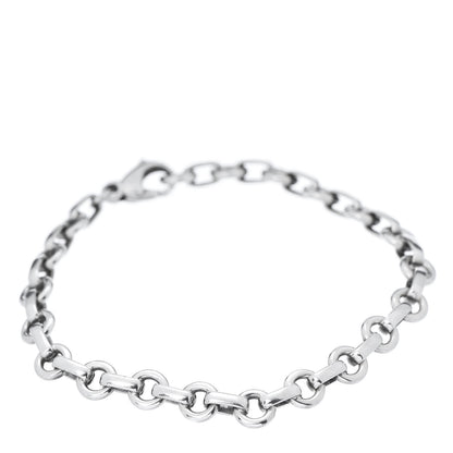 Tiffany Sterling Silver Round Chain Link Bracelet 1 of 6