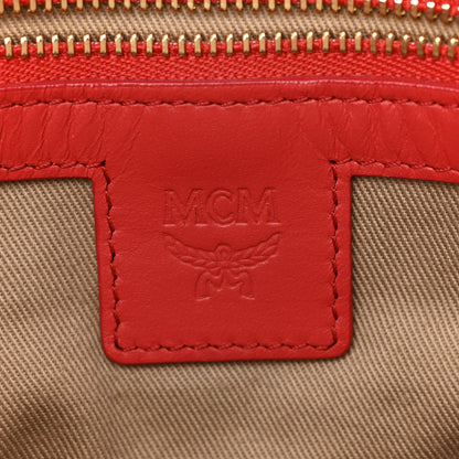 MCM Skyoptic Visetos Mini Crossbody Pouch Spectrum Diamond Cognac Red 6 of 12
