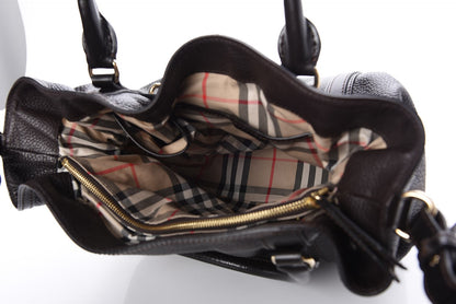 Burberry Grainy Calfskin Medium Golderton Tote Dark Chocolate 5 of 9