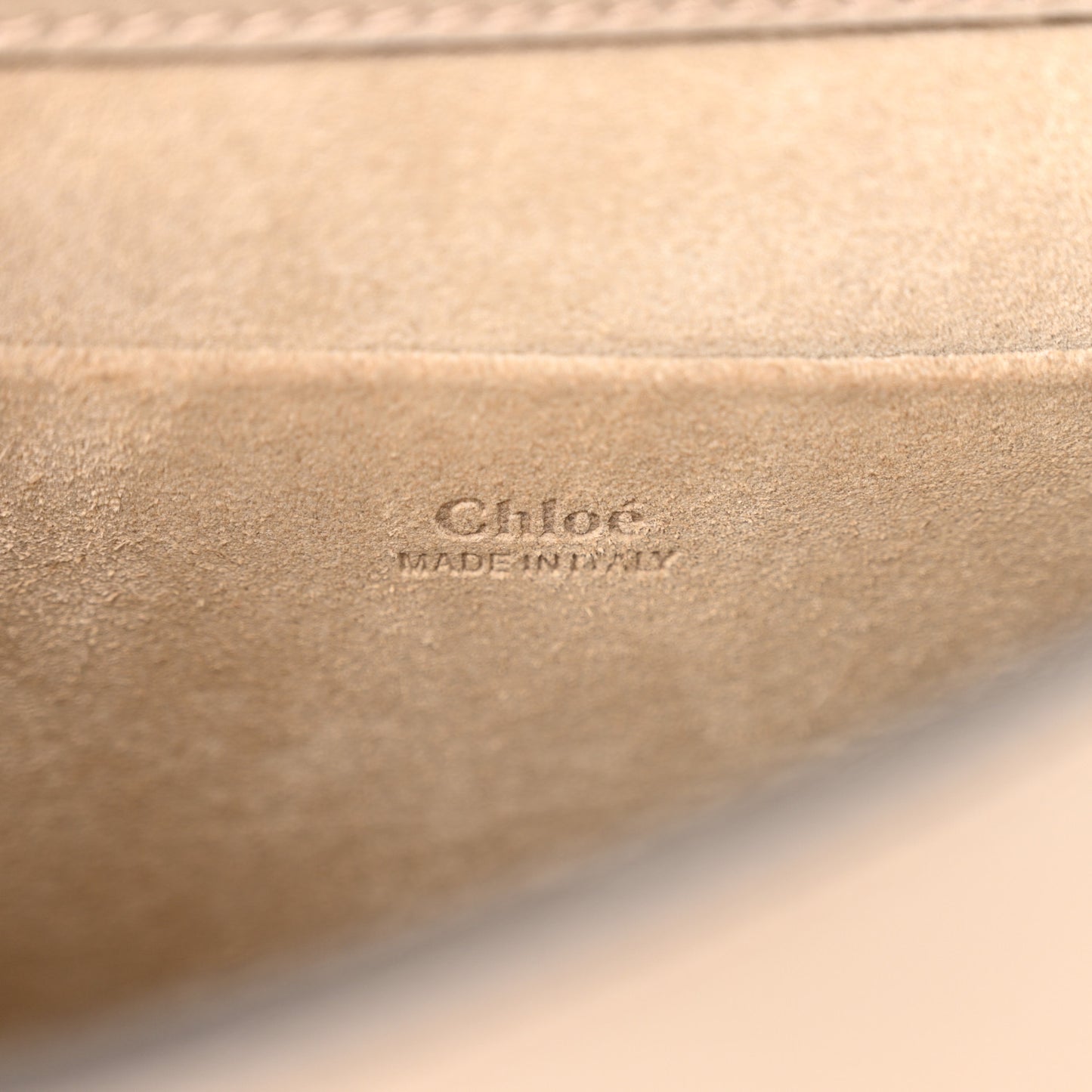 Calfskin Suede Medium Nile Bracelet Bag Motty Grey