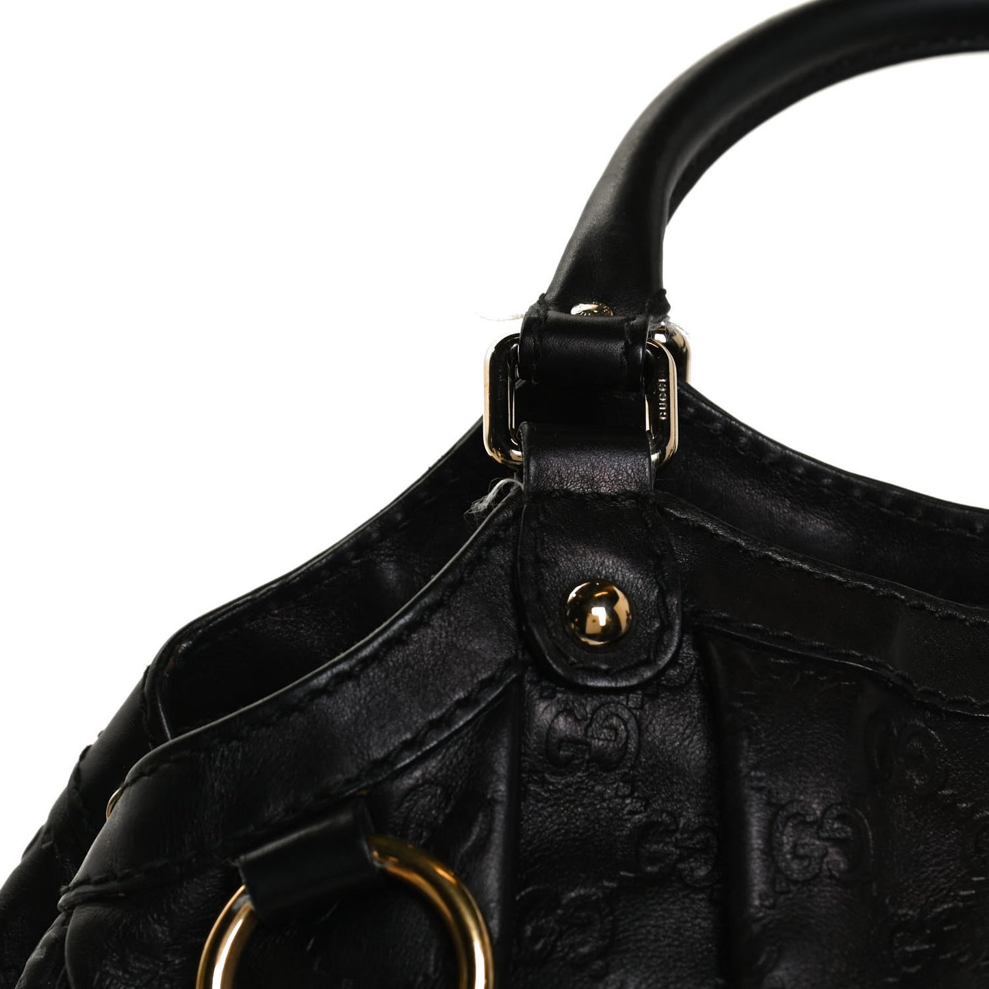 Guccissima Medium Sukey Tote Black