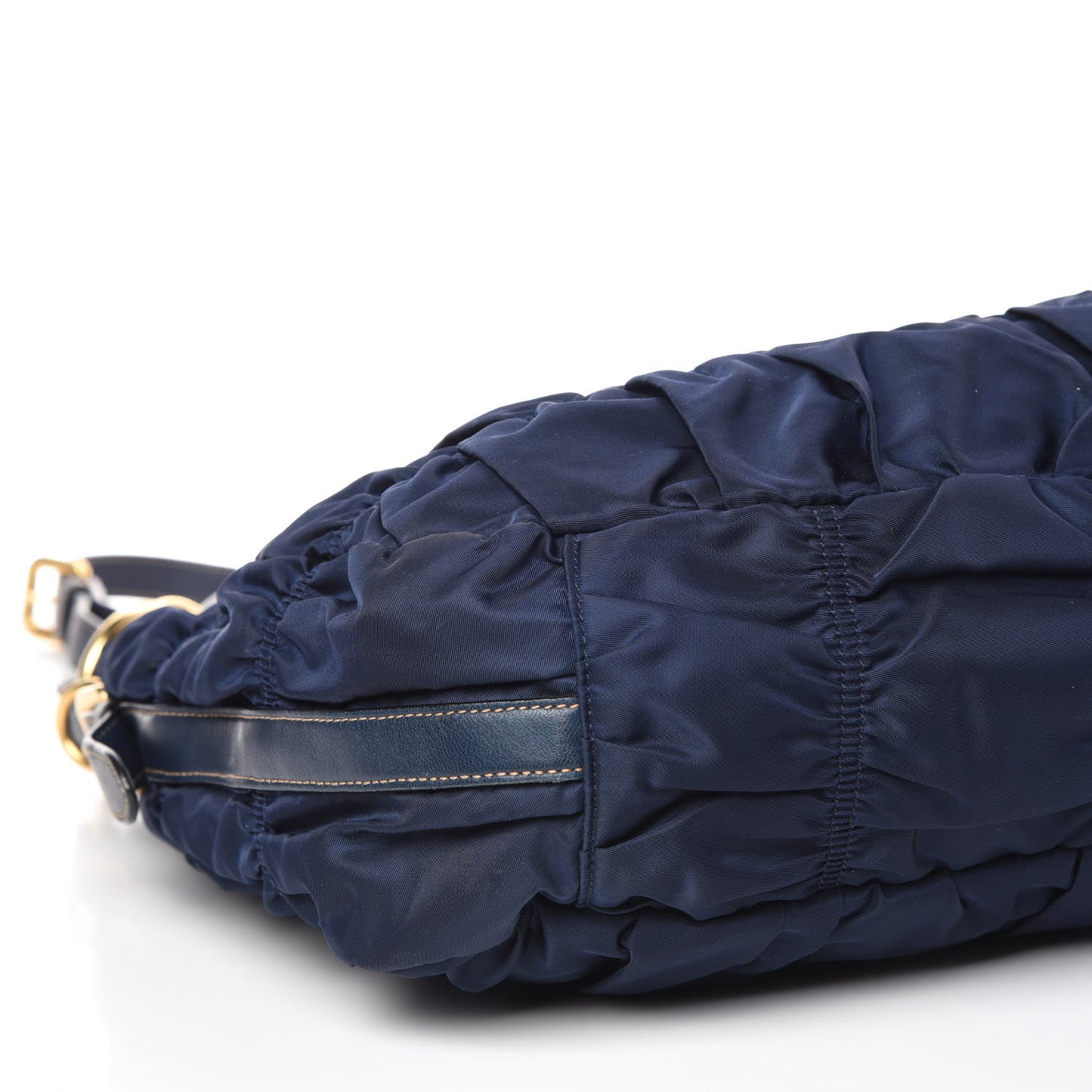 Tessuto Nylon Gaufre Tote Blue