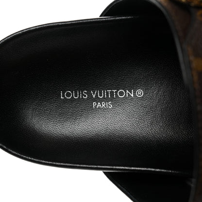 Louis Vuitton Monogram Bom Dia Mule Sandals 38 Black 7 of 9