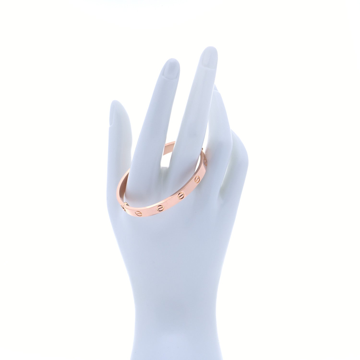 Cartier 18K Pink Gold LOVE Bracelet 16 2 of 8