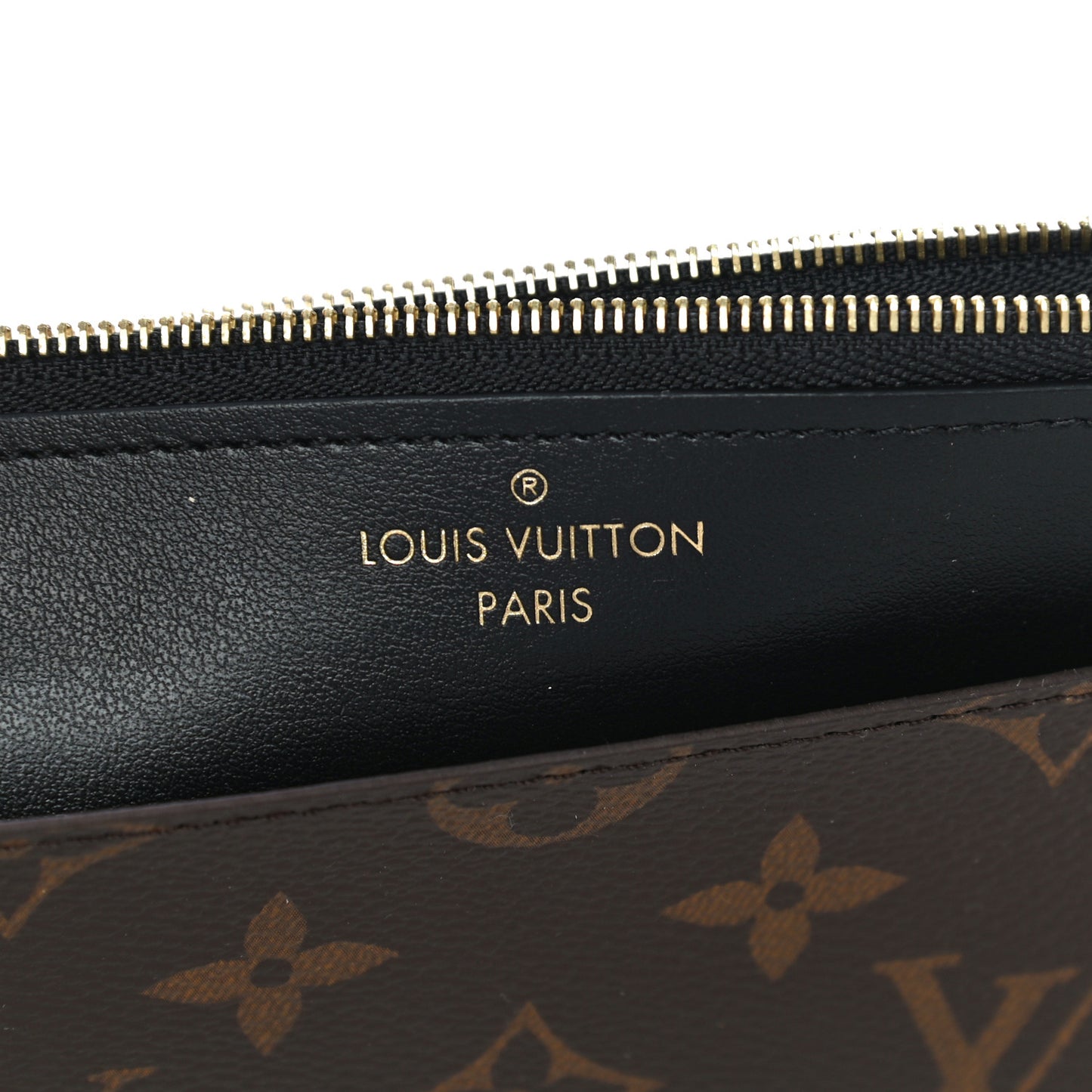 Monogram Slim Purse Black