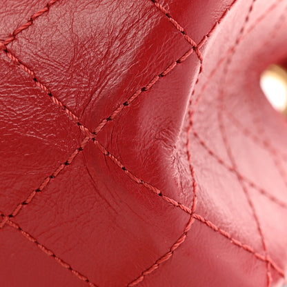 Chanel Aged Calfskin Quilted 2.55 Reissue Mini Flap Red 12 of 12