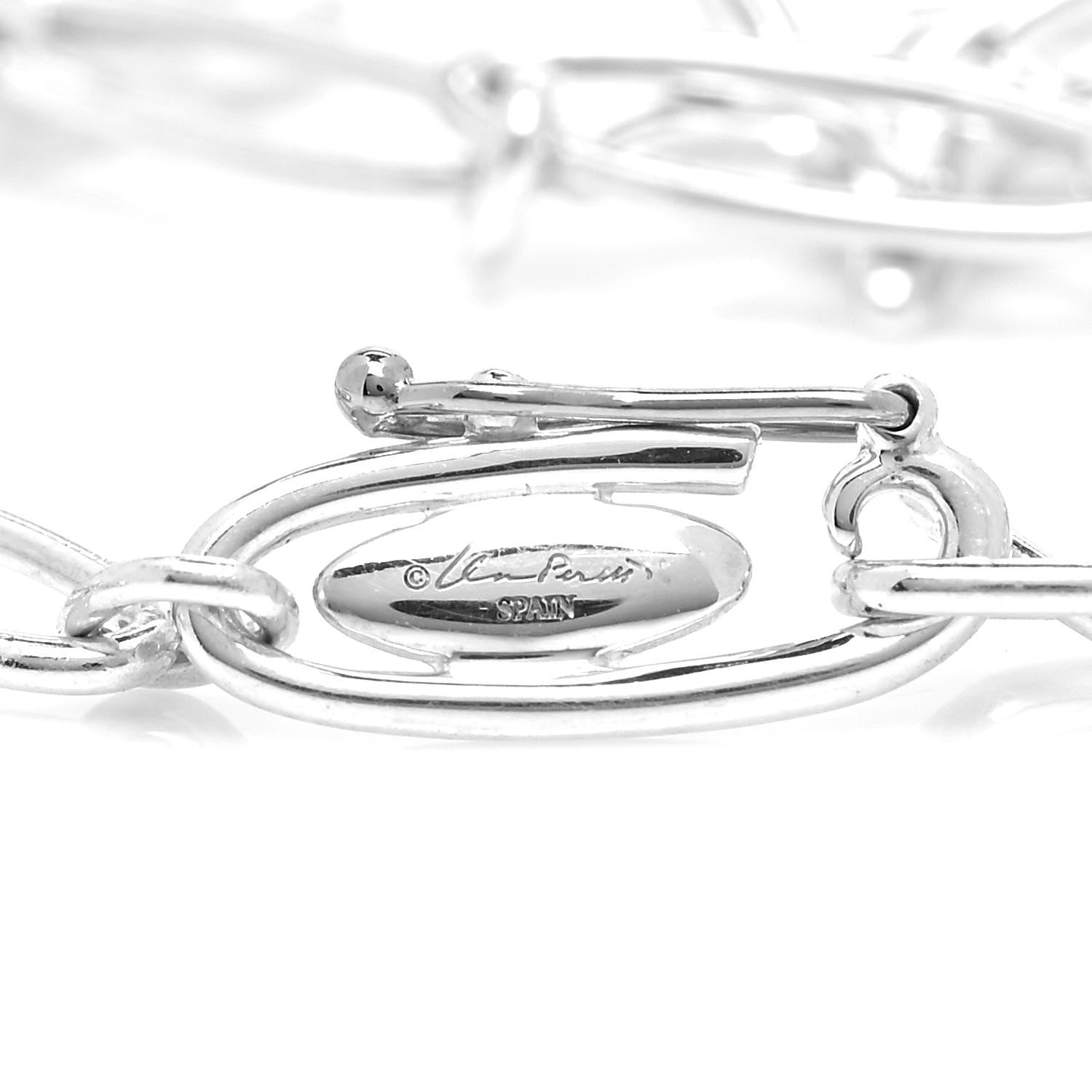 Tiffany Sterling SIlver Elsa Peretti Five Charm Bracelet 5 of 6