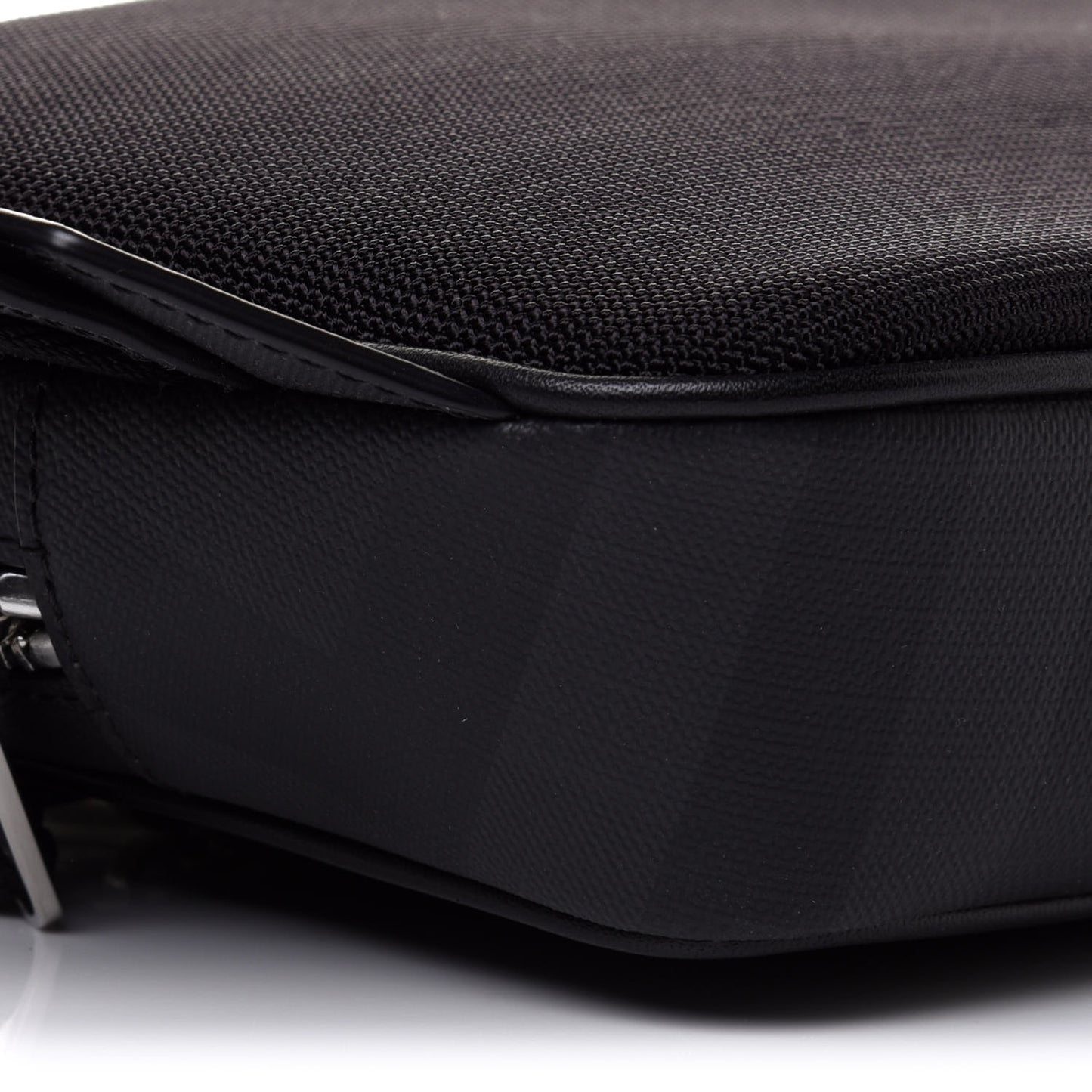 London Check Bum Bag Dark Charcoal