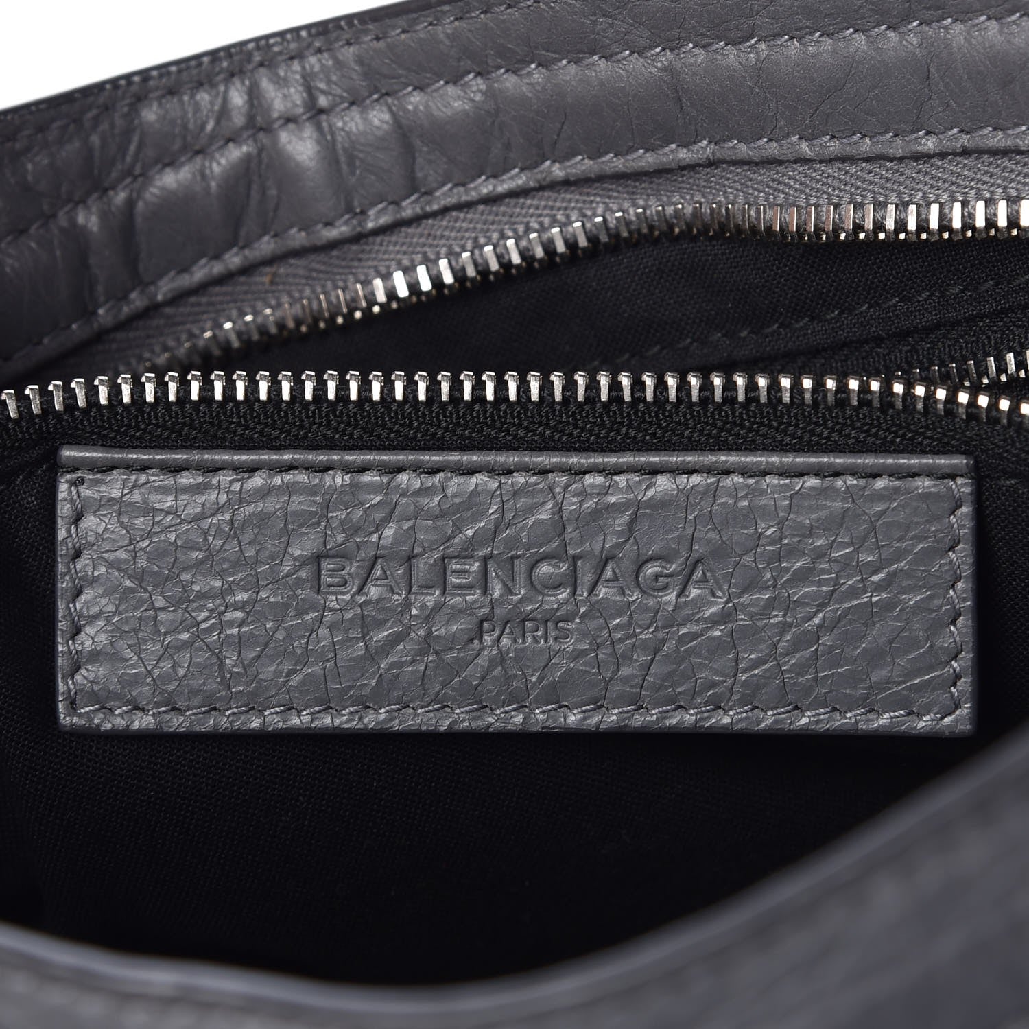 Balenciaga Agneau Silver Metallic Edge Hardware S City Gris Cendre 7 of 8