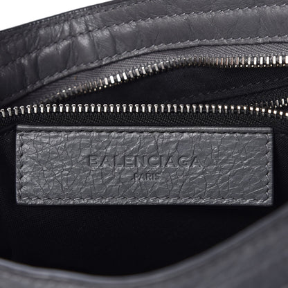 Balenciaga Agneau Silver Metallic Edge Hardware S City Gris Cendre 7 of 8