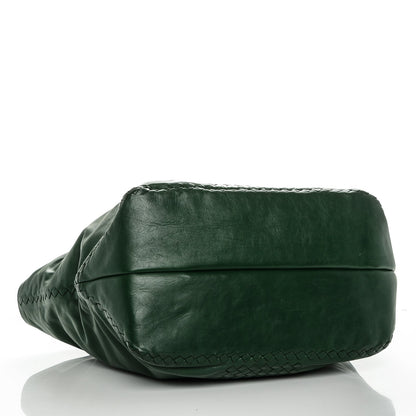 Bottega Veneta Soft Calf Intrecciato Tote Green 4 of 6
