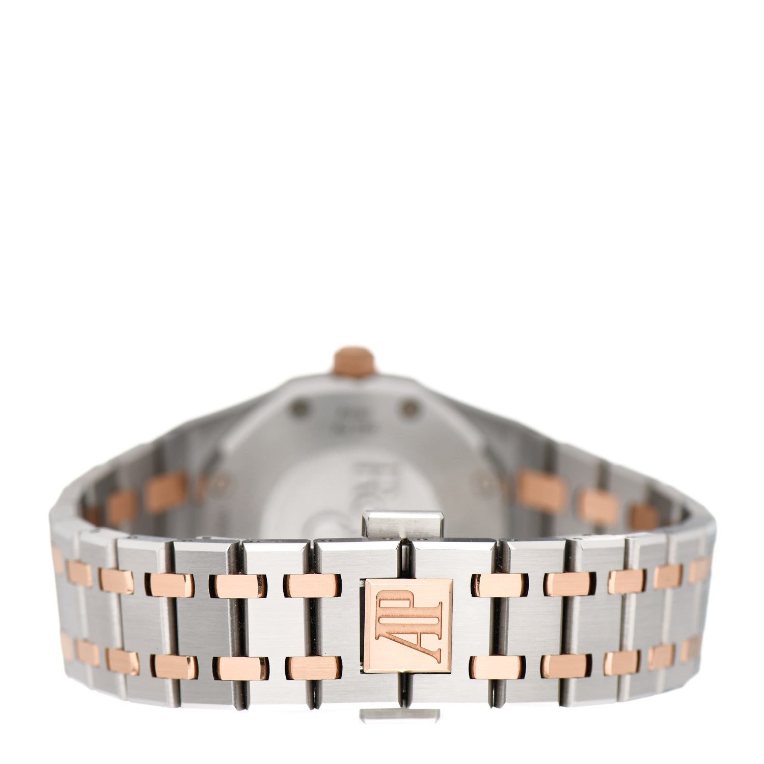 Audemars Piguet Stainless Steel 18K Rose Gold Diamond 33mm Royal Oak Quartz Watch White 67651SR.ZZ.1261SR.01 3 of 5